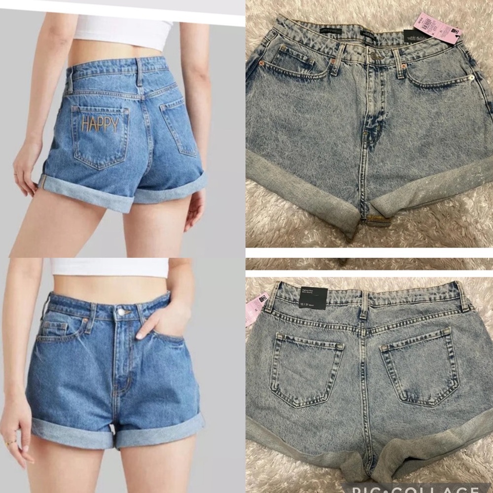 Wild fable roll hem mom shorts bundle